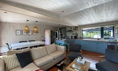 Linda casa en refugio cordillerano