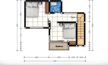 JUAL CEPAT BU! Villa Keluarga 2 Lantai Desain Futuristik Harga Anjlok
