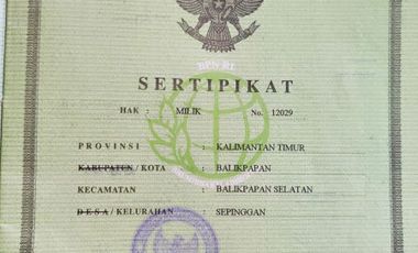 Dijual Ruko Plus Gudang di Kota Balikpapan