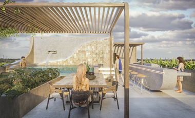 Venta de Departamentos de Lujo en la playa de San Benito, Yucatán