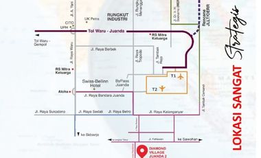 Rumah Dijual Murah Sidoarjo - ON SALE! Diamond Village Juanda 2, Rumah Murah dan Super Nyaman