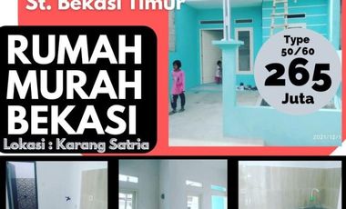 Rumah Ready Stok Promo Cash 265Juta di Bekasi Timur