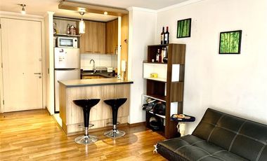 Departamento en Venta en Amoblado / Gorbea / Metro Unión Latino Americana