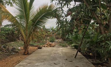 VENDO TERRENO RELLENADO AL PIE DE LA CARRETERA EN VIA SAMBORONDON