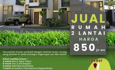 RUMAH MURAH 2LT DEKAT STADION MAGUWOHARJO