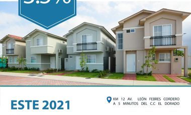 Elegante casa a estrenar en Casalaguna/entrega inmediata/ cerca de Riocentro Dorado