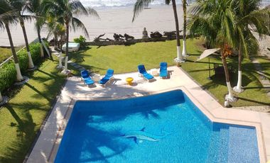 CASA EN RENTA POR DÍA EN BARRA VIEJA SOBRE PLAYA, ACAPULCO EN LO MEJOR DE AC