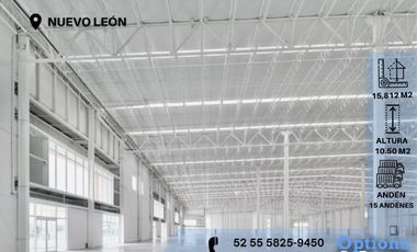Renta espacio industrial en Nuevo León