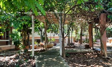 BEAUTIFUL 5 RAI WITH 5 HOUSES AND FRUIT GARDENS JUST 10 KM FROM DOWNTOWN KANCHANABURI!!!