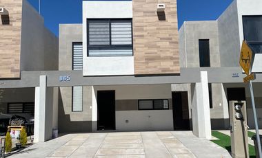 casa nueva en renta ciudad juárez paseo arboleda residencial con casa club gimnasio y seguridad