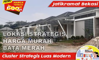 Cluster Stratgis Modern Jatikramat Bekasi Bata Merah Sisa 5 dr 30 unit