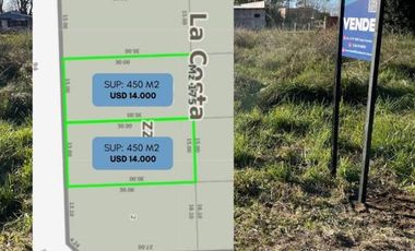 Lotes en venta, en bloque o por unidad, Mar del Tuyu