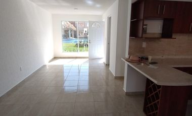 CASA EN CONDOMINIO EN PREVENTA CON RECÁMARA EN PLANTA BAJA EN TEZOYUCA, MORELOS