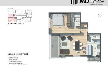 Departamento en venta en Berazategui Este
