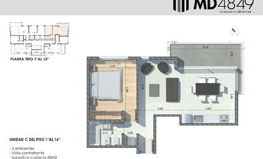 Departamento en venta en Berazategui Este