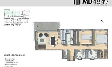 Departamento en venta en Berazategui Este