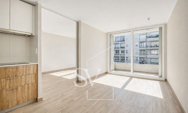 Departamento nuevo, arriendo de 1 dormitorio, Ñuñoa, Metro