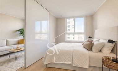 Departamento nuevo, arriendo de 1 dormitorio, Ñuñoa, Metro