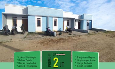 perumahan subsidi dua kamar DP TERMURAH