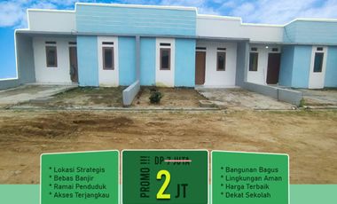 perumahan subsidi dua kamar DP TERMURAH