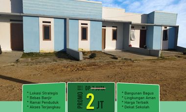 perumahan subsidi dua kamar DP TERMURAH