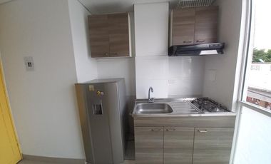 apartaestudio en arriendo en edificio la obra piso 4. Cod A12515
