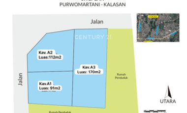 Tanah Kavling 3 Unit Di Purwomartani Dekat Bandara Adisucipto