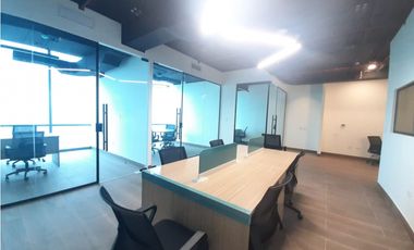 ALQUILER OFICINA AMOBLADA 164M2 COSTA DEL ESTE ESTRENAR MTTO INCLUIDO