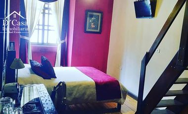 Hostal de Venta – Centro Histórico de Cuenca, 2 Locales Comerciales y 8 habitaciones.
