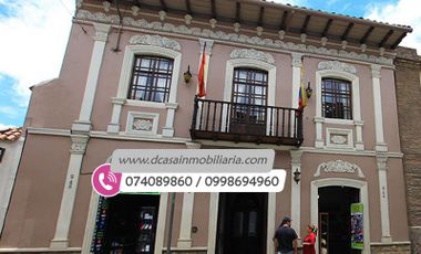 Hostal de Venta – Centro Histórico de Cuenca, 2 Locales Comerciales y 8 habitaciones.