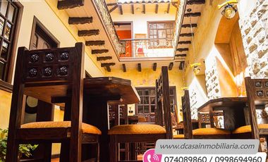 Hostal de Venta – Centro Histórico de Cuenca, 2 Locales Comerciales y 8 habitaciones.