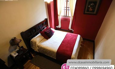 Hostal de Venta – Centro Histórico de Cuenca, 2 Locales Comerciales y 8 habitaciones.