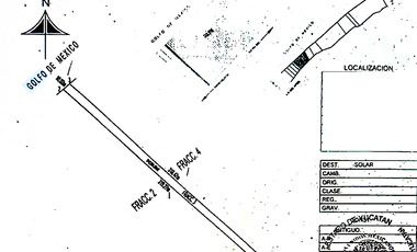 Terrenos Frente al Mar en Venta en Celestún