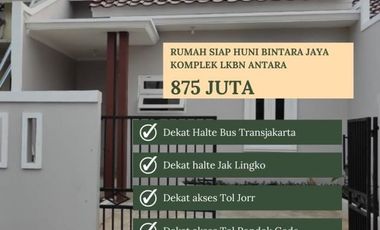 Rumah Siap Huni SHM di Bintara Jaya