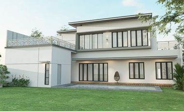 rumah modern kontemporer di komplek pemda