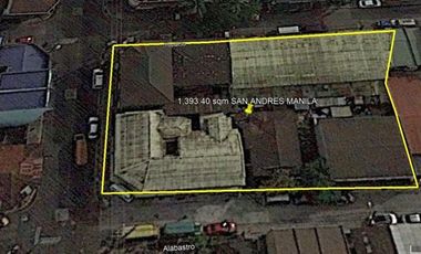 SAN ANDRES MANILA COMMERCIAL WITH 3-CORNERS @ LOT 1,393 SQM