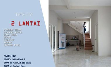 POSISI HOOK SISA 1 UNIT RUMAH VILLA 2 LANTAI DI BATU