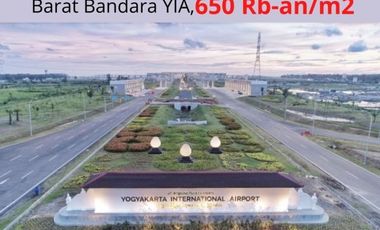 Tanah Perumahan Purworejo Barat Bandara YIA, Sertifikat Di Jamin Aman