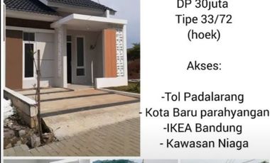 Rumah Baru DP 20jt free KPR cimahi Bandung Barat Cipendeuy Cianjur