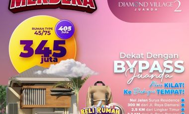 Tercepat Acc Nya, WA 08213993---- Perumahan Sidoarjo Dekat Lingkar Timur 345Juta Diamond Village Juanda 2