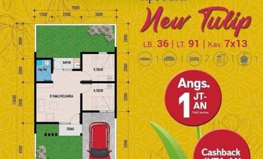 Perumahan tipe 36 desain minimalis di sidoarjo - The EdGe
