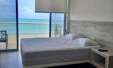 Punta Blanca, vista al mar, dentro de condominio privado, departamento en alquiler.