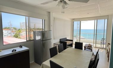 Punta Blanca, vista al mar, dentro de condominio privado, departamento en alquiler.