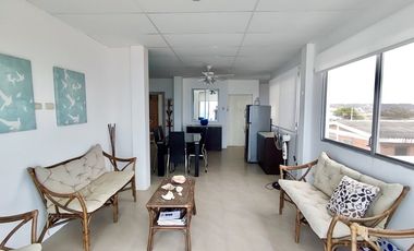 Punta Blanca, vista al mar, dentro de condominio privado, departamento en alquiler.