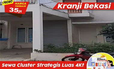 Disewakan Cluster Strategis dkt Stasiun Tol Kranji Bekasi dkt Jakarta