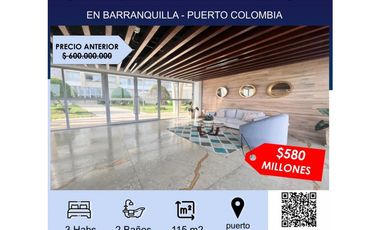 OFERTA SE VENDE APARTAMENTO EN BARRANQUILLA  PUERTO COLOMBIA