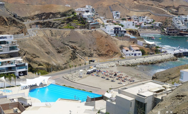 ¡BAJÓ PRECIO! TERRENO EN VENTA CASI PLANO CON VISTA AL MAR, POSEIDON, PUCUSANA