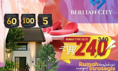 Harga Diskon, Dijual Rumah 240 Juta Di Buduran Sidoarjo, Berlian City
