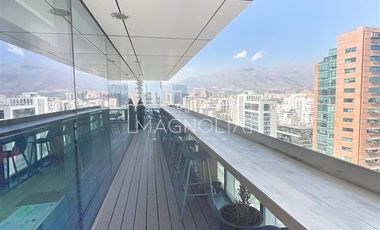 Arriendo Amplia Oficina con Terraza, Escuela Militar