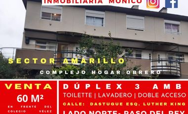 venta  duplex 3 amb en barrio hogar obrero PASO DEL REY